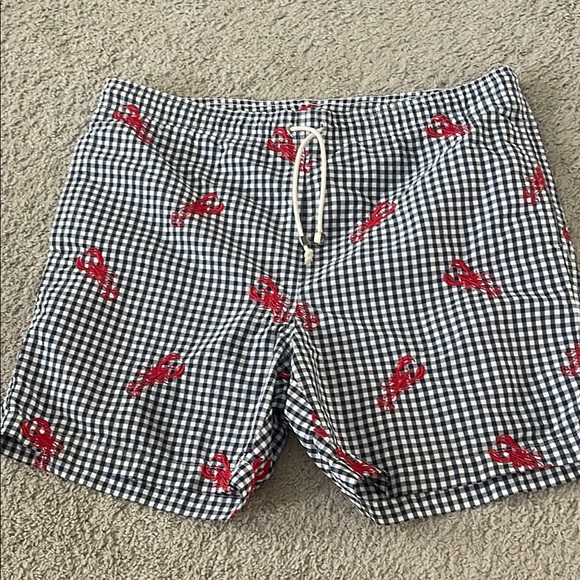 J. McLaughlin Lobster Swim Trunks - Picture 1 of 9